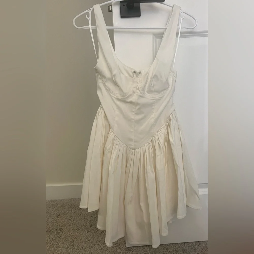 12th Tribe Elegant White Dress - Picture 3 of 5